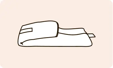 Wickelanleitung Schritt 5: Linke Seite zuklappen